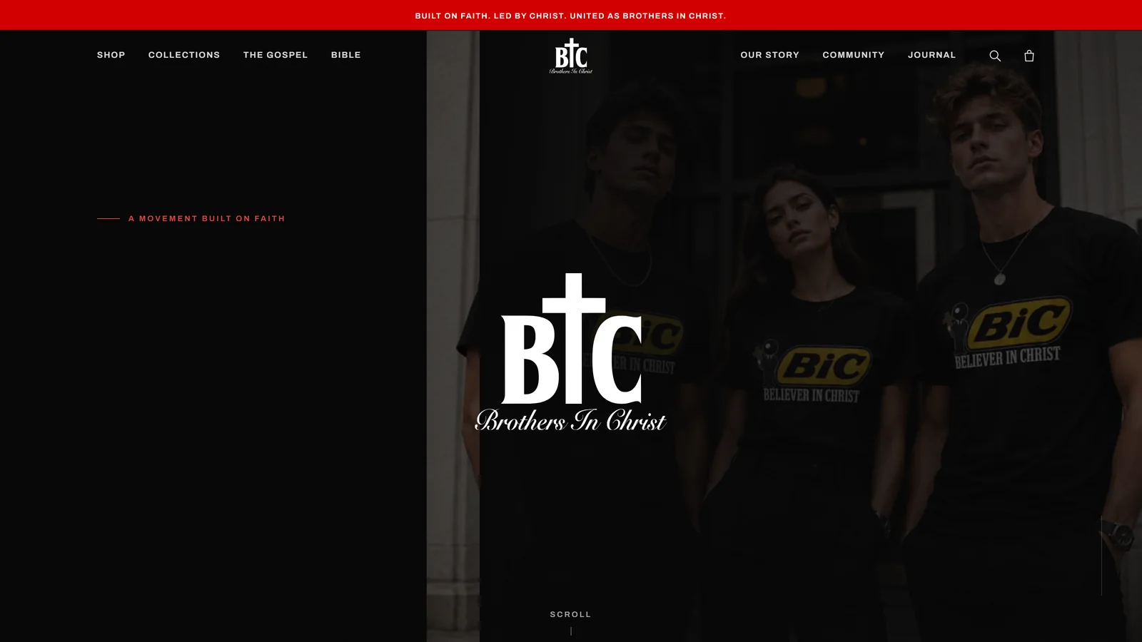 Brothers In Christ — website